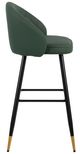 New Classic® Home Furnishings Oliver Black/Green Bar Stool-3