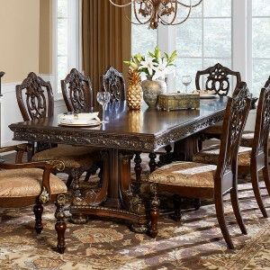 Mazin Furniture Catalonia Dark Cherry Dining Table-3