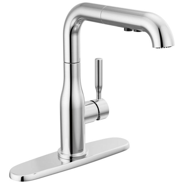 Delta Almari™ Chrome Single Handle Pull-Out Kitchen Faucet-3