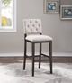 American Woodcrafters Evelyn Walnut/White 26" Barstool-4