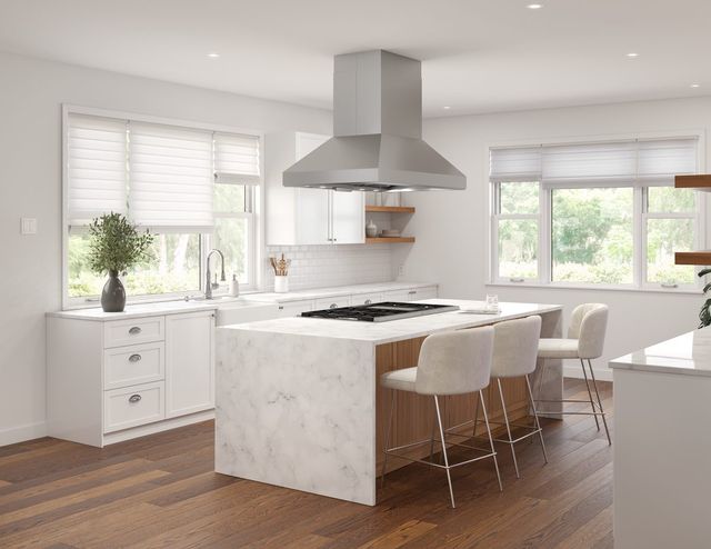 Zephyr Titan Pro 36" Stainless Steel Island Range Hood with TruHue™-4