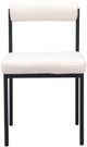 Zuo® Modern Livorno Black/Ivory Dining Side Chair-1