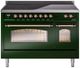 Ilve® Nostalgie II Series 48" Emerald Green Pro Style Induction Range-0
