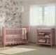 Westwood Design Modern Nursery Pink 3-in-1 Convertible Crib-3