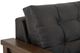 International Furniture Direct Walnut Black/Lacquer Reddish Brown Loveseat-5