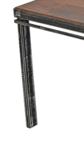 Forge Design Lancaster Natural End Table-1