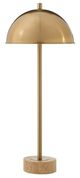 Uttermost® Dunham Brass/Travertine Buffet Lamp-0