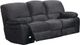 Titus Furniture Midnight Grey Power Recliner Sofa-0