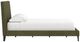 Signature Design by Ashley® Chirason Sage Green Queen Upholstered Panel Bed-2