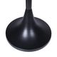 StyleCraft Matte Black Table with White Faux Marble Top Accent-3