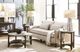 Hammary® Delray Gray Round Coffee Table with Mocha Base-1