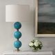 Uttermost® Palawan Blue Glaze Table Lamp-1