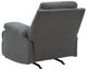 Signature Design by Ashley® Side-Swipe Charcoal Manual Rocker Recliner -3