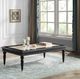 ACME Furniture Tayden Beige Coffee Table with Black Base-1