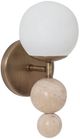 Renwil® Celestia Matte Antique Brass Wall Sconce-0