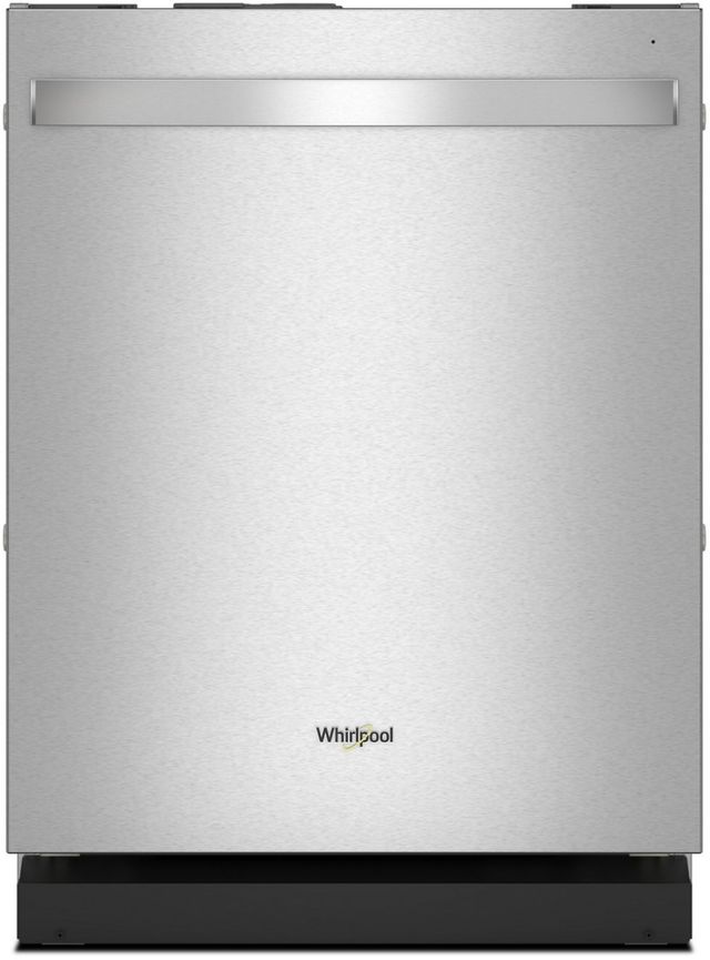 Whirlpool® 24" Fingerprint Resistant Stainless Steel Top Control Built-In Dishwasher-0