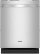 Whirlpool® 24" Fingerprint Resistant Stainless Steel Top Control Built-In Dishwasher-0