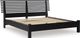 Signature Design by Ashley® Danziar Black Queen Slat Panel Bed-2