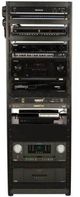 Sanus® Component Series Black 15U Stackable Skeleton Rack-2
