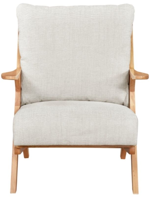 Homelegance® Lennox Beige/Natural Accent Chair-2