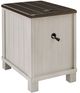 Signature Design by Ashley® Darborn Brown Chairside End Table with Gray Base-4