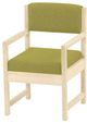 Crate Designs™ Furniture Unfinished Dining Arm Chair-0