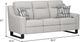 Emerald Home Teagan Cream Dual Power Reclining Sofa-2