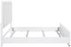 Coaster® Gracemont Gray/White California King Upholstered Panel Bed-3