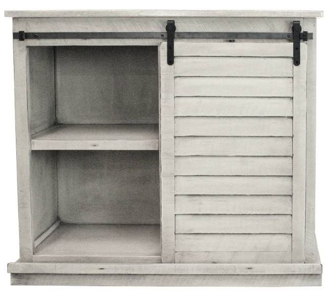 American Heartland Manufacturing Rustic Dela Verria Tall Quaint Shutter TV Stand-1