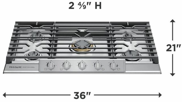 Frigidaire Professional® 36" Stainless Steel Gas Cooktop-1