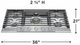 Frigidaire Professional® 36" Stainless Steel Gas Cooktop-2