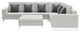 Zuo® Modern Corona Del Mar 4-Piece Gray Outdoor Fabric Modular Sectional-1
