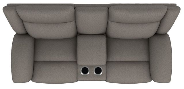 La-Z-Boy® Joel Pewter Power Reclining Loveseat with Console, Headrest, and Lumbar-4