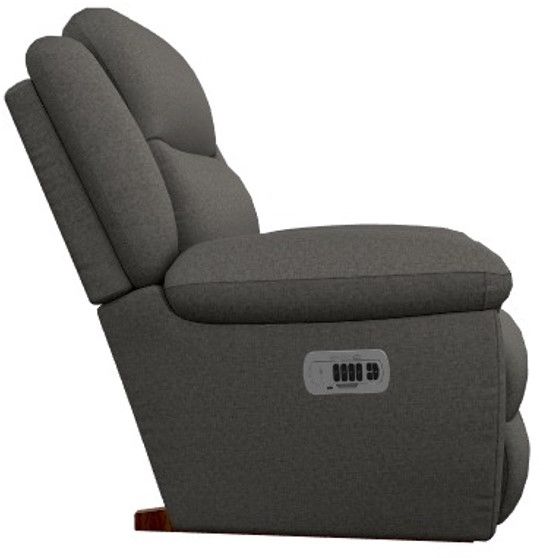 La-Z-Boy® Joel Charcoal Power Rocking Recliner with Headrest and Lumbar-3