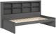Donco Kids Dark Gray Youth Twin Bookcase Daybed-3