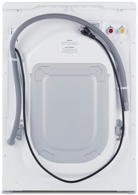 Summit® White Electric Laundry Center, 2.3 Cu. Ft. Washer, 3.9 Cu. Ft. Heat Pump Dryer-4
