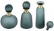 A & B Home 3-Piece Gold/Gray Glass Vase Set-3