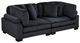 Homelegance® Traverse Black Loveseat-0