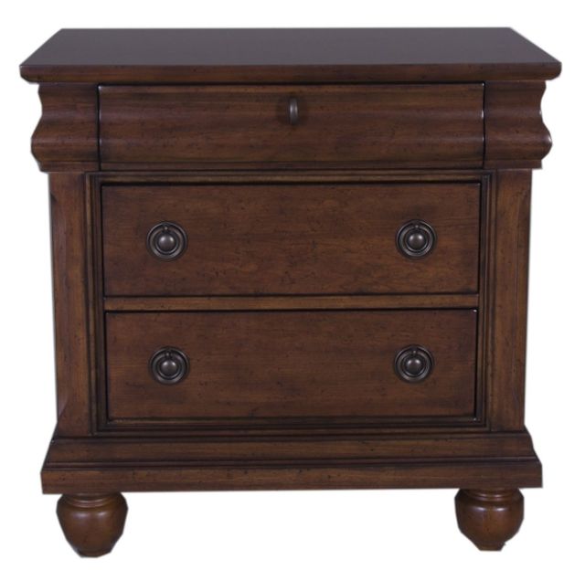 Liberty Furniture Rustic Traditions Rustic Cherry Nightstand-2