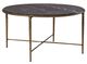 Furniture Classics Evry Slate Gray Cocktail Table with Antique Brass Base-0