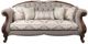 ACME Furniture Miyeon Cherry/Gray Sofa with Pillows-1