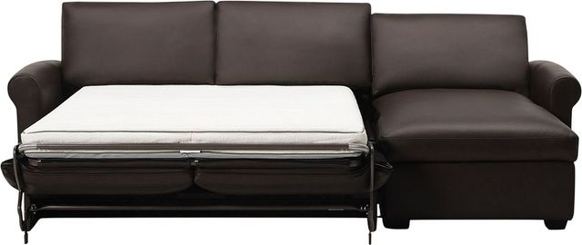 Palliser® Furniture Customizable Madison Sleep Roll Arm 2-Piece Right-Arm Facing Queen Sofa Sleeper Sectional and Storage Chaise-3
