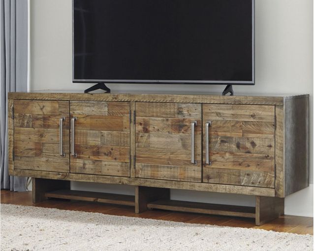 Signature Design by Ashley® Mozanburg Rustic Brown 72" TV Stand-3