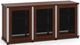 Salamander Designs® Synergy Model 337 AV Cabinet-Dark Walnut/Aluminum-0