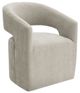 Furniture of America® Tresa Taupe Arm Chair with Casters-0