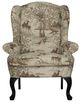 Best® Home Furnishings Field & Stream Home Sylvia ABX2 Wing Back Chair with Antique Black Legs-1