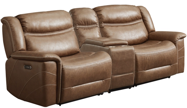 Signature Design by Ashley® Glenvale 3-Piece Chocolate Reclining Sectional-0
