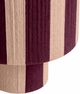 TOV Furniture Guinevere Pink/Purple Striped Cotton Table Lamp-5