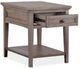 Magnussen Home® Paxton Place Dovetail Gray Rectangular End Table-1