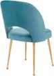 TOV Furniture Swell Sea Blue Velvet Chair-2